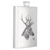 Flasque Buck Head avec Monogramme (Droite)