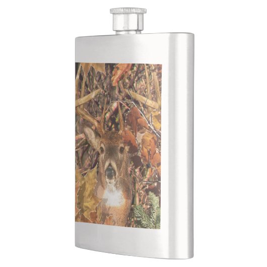 Flasque Buck in Fall Camo White Tail Deer (Gauche)