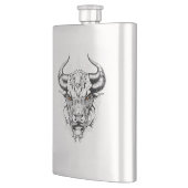 Flasque Bull Wild Animal Nature Illustration Art tatouage (Gauche)