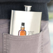 Flasque Buvez de l'alcool amusant à base de whisky (En situation)