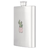 Flasque Cactus de sourire succulent dans le pot de fleurs (Gauche)