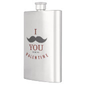 Flasque Cadeaux Valentine Mustache (Gauche)