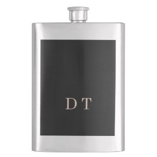 Flasque Cadre Dirigeant Élégant DT Monogramme Or Président