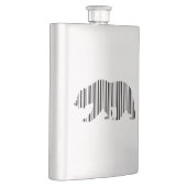 Flasque CALIFORNIA GOLDEN BAR CODE Motif Design (Droite)