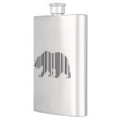 Flasque CALIFORNIA GOLDEN BAR CODE Motif Design (Gauche)