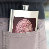 FLASQUE CAMEO ANTIQUE / MONOGRAMME SAINT GEORGE ET DRAGON (En situation)