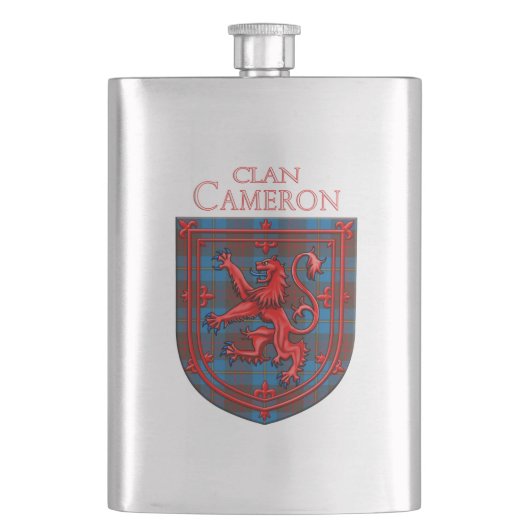 Flasque Cameron Chasse Tartan Scottish Plaid (devant)