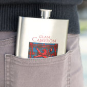 Flasque Cameron Chasse Tartan Scottish Plaid (En situation)