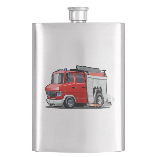 Flasque Camion-feu de dessin (devant)