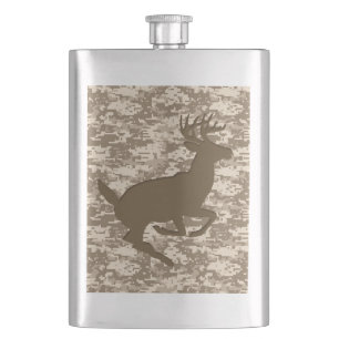 Flasque Camouflage numérique du désert Motif de caméra de