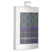 Flasque Campbell de tartan d'écossais de plaid de clan de (Droite)