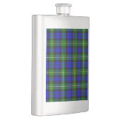 Flasque Campbell tartan bleu vert plaid (Droite)