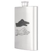 Flasque Canard Silhouette main (Gauche)