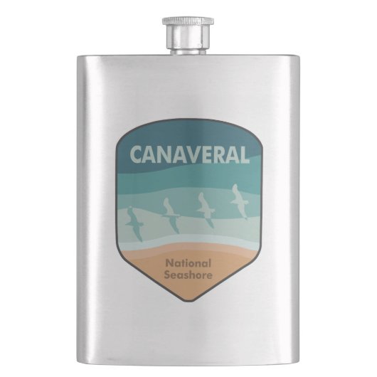 Flasque Canaveral National Seashore Florida Seaguls (devant)