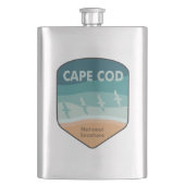 Flasque Cape Cod National Seashore Massachusetts Seagull (devant)