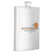 Flasque Cape Henlopen Delaware Sun Palm Trees (Droite)