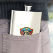 Flasque Capitaine pirate Flask (En situation)