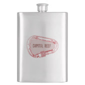 Flasque Capitol Reef Escalade Carabiner (devant)