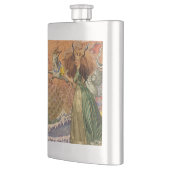 Flasque Capricorn Femme Chèvre Whimsical Amusant (Gauche)