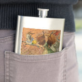 Flasque Capricorn Femme Chèvre Whimsical Amusant (En situation)