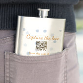 Flasque Capturer l'amour ajouter QR numérisation télécharg (En situation)