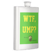 Flasque Car jaune WTF Ump du base-ball ? (Droite)