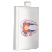 Flasque Carabiner Escalade du Colorado (Droite)