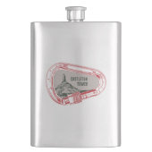 Flasque Carabiner Escalade Tour Castleton (devant)