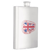 Flasque Carabiner pour grimper au drapeau britannique (Droite)