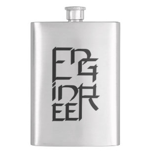 Flasque Caractère d'ingénieur