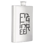 Flasque Caractère d'ingénieur (Droite)