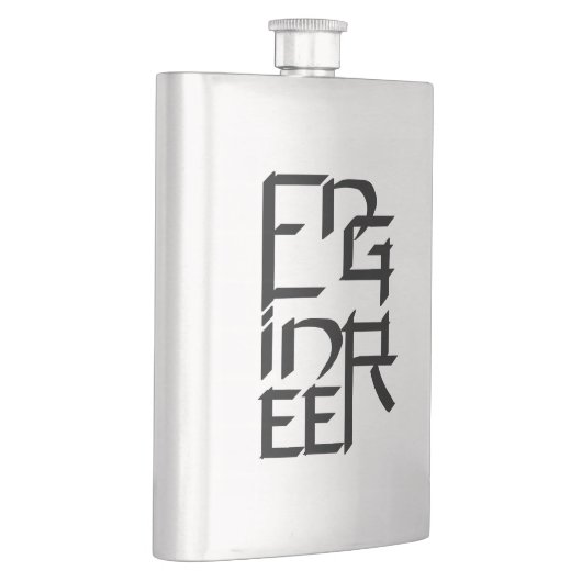 Flasque Caractère ingénieur (Droite)