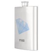 Flasque Carat diamant bleu brillant (Gauche)