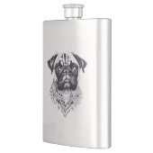 Flasque Carlin Animaux de compagnie Nature Illustration Ar (Gauche)