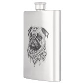 Flasque Carlin Animaux de compagnie Nature Illustration Ar (Gauche)