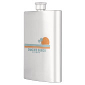 Flasque Carolina Beach Caroline du Nord Sun Palm Trees (Gauche)