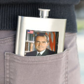 Flasque Carte de base-ball de Richard Nixon (En situation)