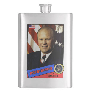 Flasque Carte de base-ball Gerald Ford