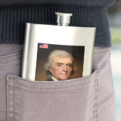 Flasque Carte de baseball de Thomas Jefferson (En situation)