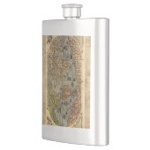 Flasque Carte du monde Forlani Antiquev 1565 Renaissance (Gauche)