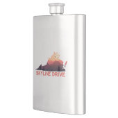 Flasque Carte Skyline Drive Shenandoah Virginia (Gauche)