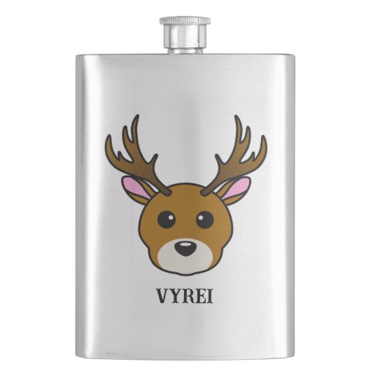 Flasque Cartoon Deer (devant)