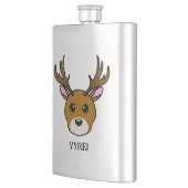 Flasque Cartoon Deer (Gauche)