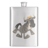 Flasque Cartoon Tap Dancing Wildebeest Classique Flask (devant)