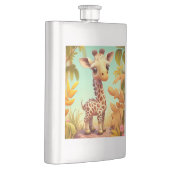 Flasque Cartoon Tropical Cute Baby Giraffe (Droite)