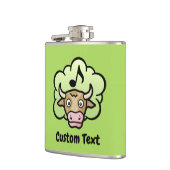 Flasque Cartoonique Méthane Vache (Gauche)