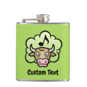 Flasque Cartoonique Méthane Vache (Devant)