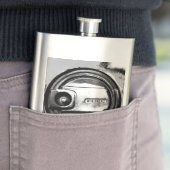 Flasque Casquette de réservoir de carburant rustique vieux (En situation)