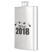 Flasque Casquettes du diplômé 2018 de PhD et diplômes (Gauche)