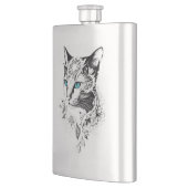Flasque Cat Animaux Animaux Animaux Illustration Art tatou (Gauche)
